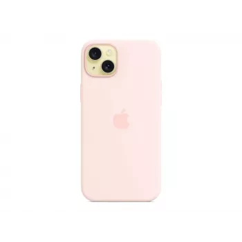 Silikónové puzdro s MagSafe pre iPhone 15 Plus – svetloružová