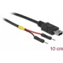USB kábel DeLOCK 85412 Mini-USB B čierny 0,1 m