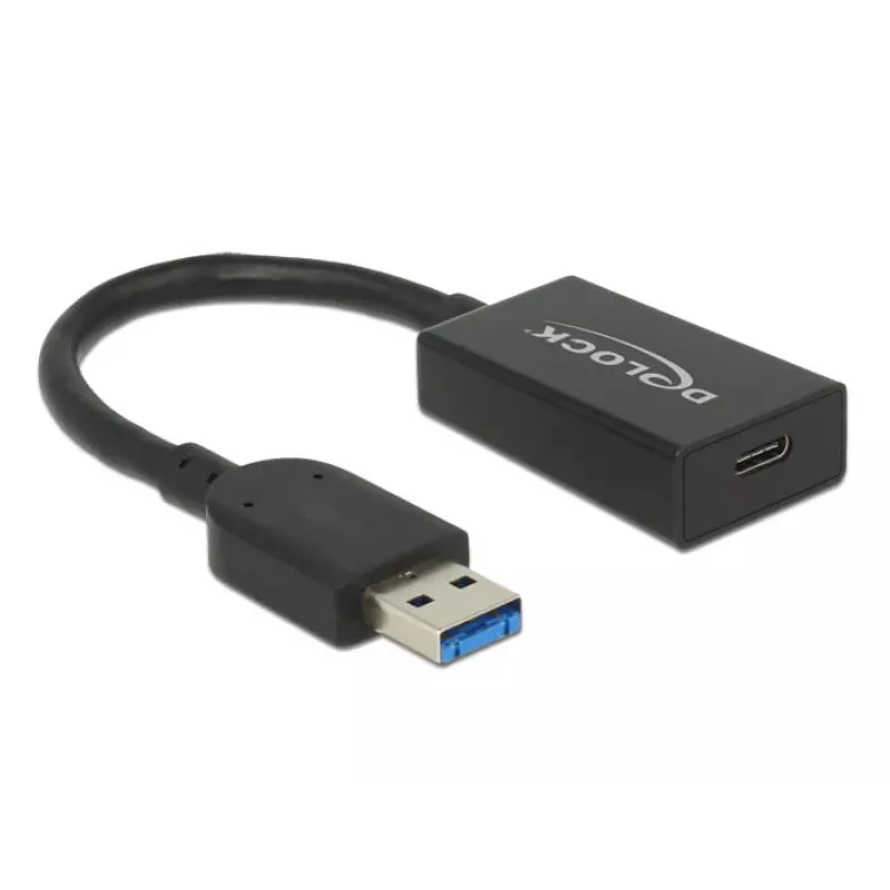 USB kábel DeLOCK 65698 USB 3.2 Gen 2 0,15 m USB A USB C čierny