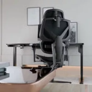 Gamingová stolička thunder x3 FLEX Pro Fabric sivá — ergonomická otočná stolička, nastaviteľné podrúčky a sklon