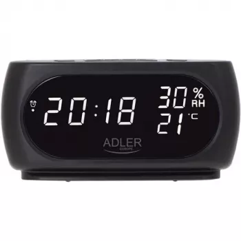 Adler AD 1186 budík digitálny budík čierny