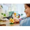 Stavebná hračka LEGO Creator 3-in-1 Divé zvieratá tropický tukan set 31173