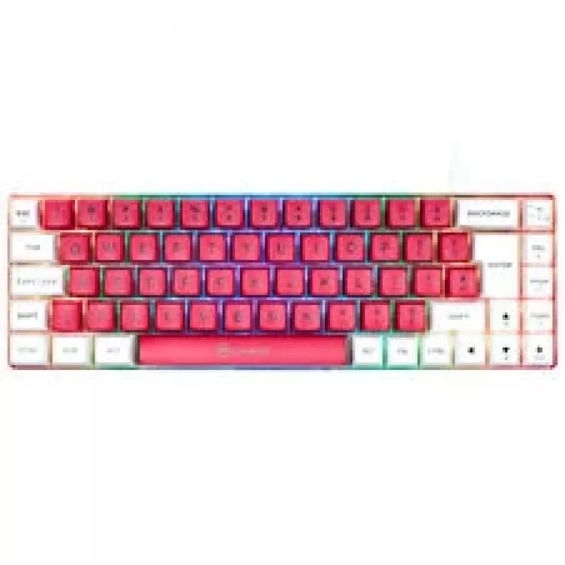 GAMIAC TKL69G SF herná klávesnica, Kailh modrá - biela/červená