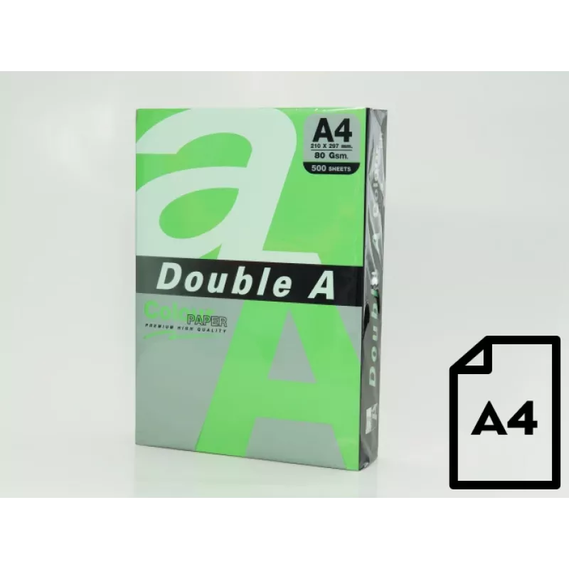 Farebný papier Double A, 80g, A4, 500 listov, Parrot