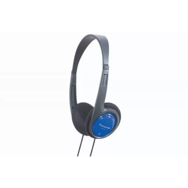 Panasonic RP-HT010E-A čiernomodré slúchadlá 1,2 m kábel ultranízka hmotnosť