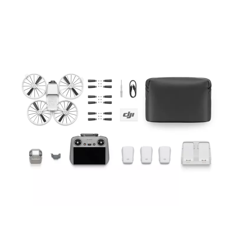 DJI Flip Fly More Combo (DJI RC 2) dron s kamerou, 4K/60fps HDR, 48 MP, 1/1,3″ CMOS, 3 batérie