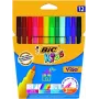 Tenká fixka BIC Visa Multicolour 12 ks
