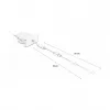 Kábel DeLOCK Easy 45 modul USB 2.0 zasúvací kábel USB Type-A na 8 Pin Lightning konektor samica biely