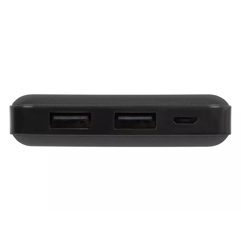 Prenosná powerbanka BLOW PB10A 10000mAh polymérová batéria, 2x USB-A výstupy, 22,5W celkový výkon, Micro-USB vstup, čierna