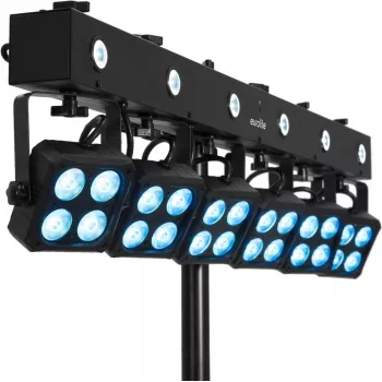 Osvetľovacia sada EUROLITE KLS-180/6 — 6 LED reflektorov, kompaktný dizajn