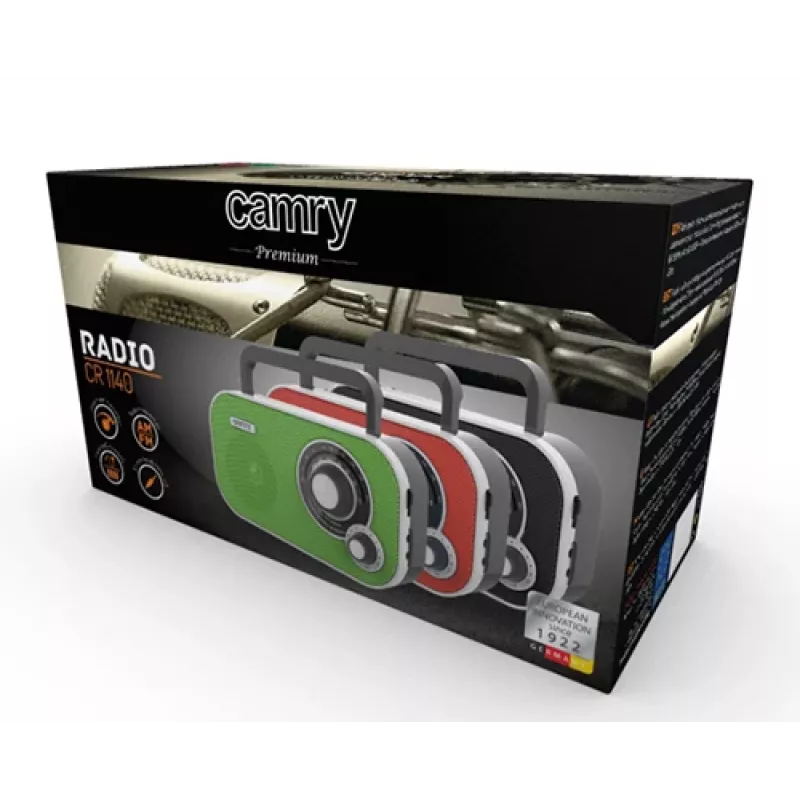 Prenosné rádio Camry CR 1140R červené