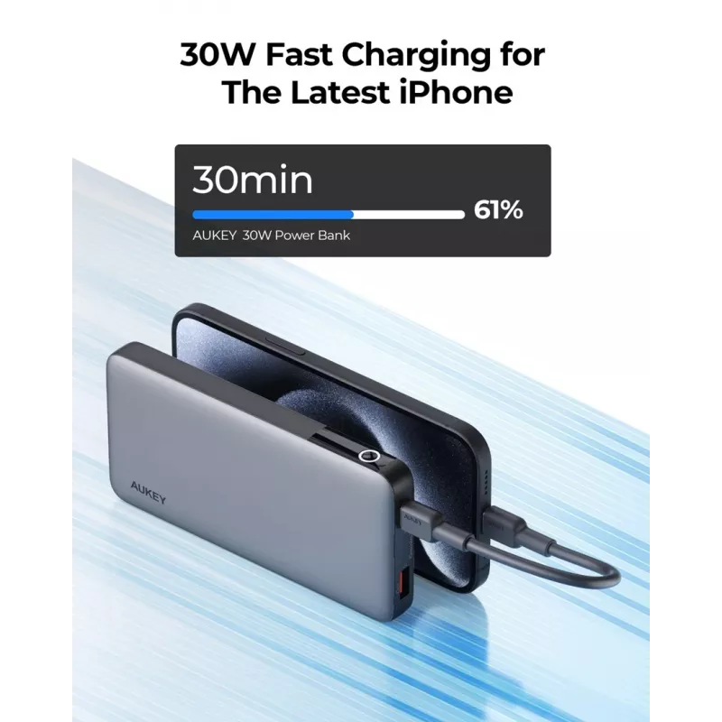 AUKEY PB-Y41 30W 10000mAh powerbanka