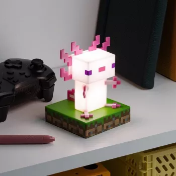 Paladone Minecraft Axolotl Icon svetlo
