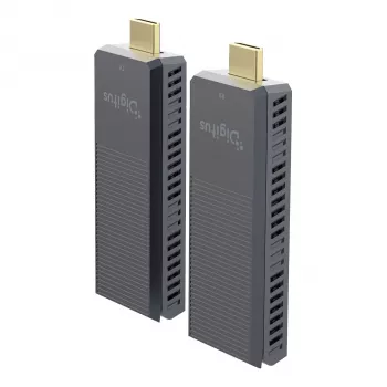 Bezdrôtová sada HDMI extender DIGITUS DS-55359 — 4K/60 Hz, 150 m, AV vysielač a prijímač