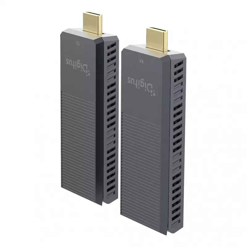 Bezdrôtová sada HDMI extender DIGITUS DS-55359 — 4K/60 Hz, 150 m, AV vysielač a prijímač