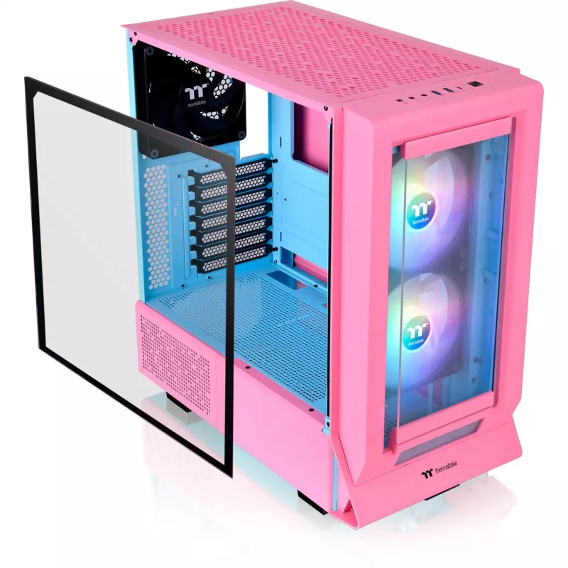 PC skriňa Thermaltake Ceres 350 MX Midi Tower ružová