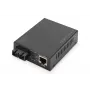 Digitus Gigabit PoE mediálny konvertor, RJ45 / SC, MM, PSE