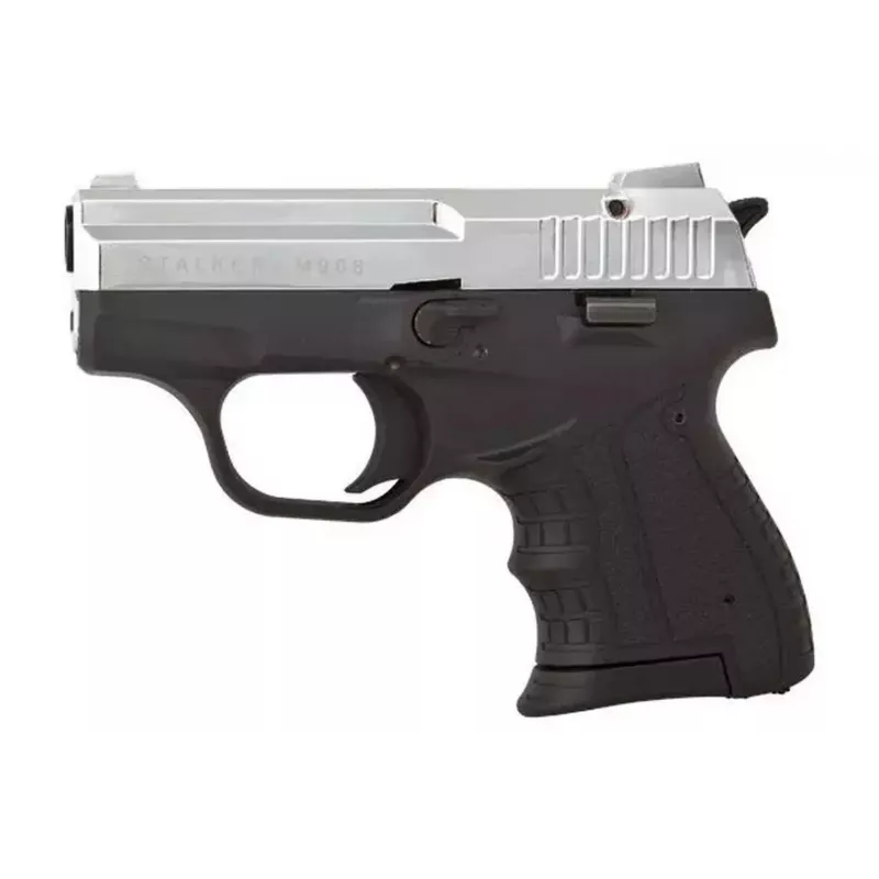 STALKER M906 BAS Alarmová signálna pištoľ, kaliber .22 Long Blank (6 mm), chrómový lesk