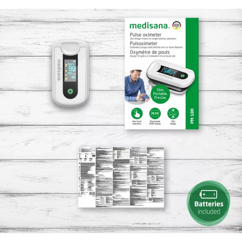 Medisana PM 180 pulzný oxymeter
