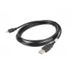 USB 2.0 kábel Mini AM-BM5P 1,8 m čierny