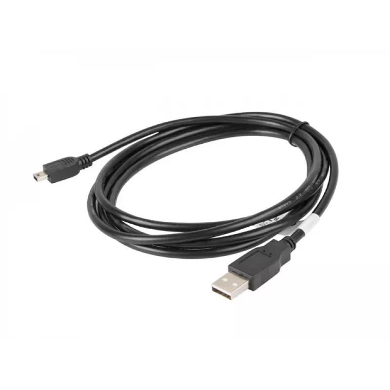 USB 2.0 kábel Mini AM-BM5P 1,8 m čierny