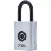 ABUS Touch 57/45 biometrický visiaci zámok 62575, snímač odtlačkov prstov, 45 mm, IP66/IP68, odolný voči poveternostným vplyvom, strieborný