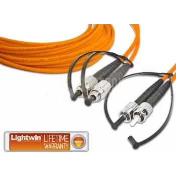 Lightwin vysokokvalitný duplexný optický patch kábel, MM OM2, FC - ST optický patch kábel (LDP-50 FC-ST 5.0)