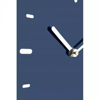 NeXtime nástenné hodiny 3072bl Thumbs up, 40,5x41,5 cm, nástenné, modrá/strieborná