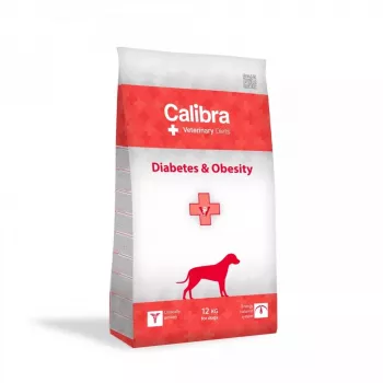 CALIBRA Veterinary Diets Dog Diabetes&Obesity - suché krmivo pre psov - 12 kg