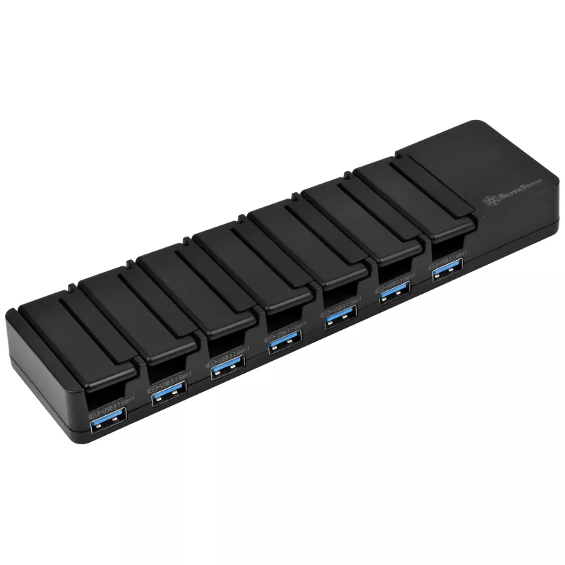 Desktop USB 3.1 Gen 1 hub SILVERSTONE SST-UC03B-PRO – 7 USB portov