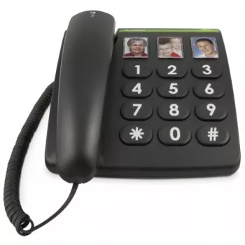 Doro PhoneEasy 331ph drôtový telefón, čierny