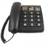 Doro PhoneEasy 331ph drôtový telefón, čierny
