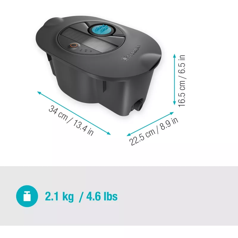 Gardena AquaPrecise kruhový postrekovač čierna zelená 1 ks