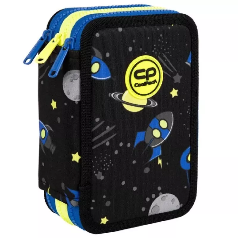 Puzdro na perá CoolPack Jumper 3 ATLANTIS F067828 — trojposchodové školské puzdro na perá