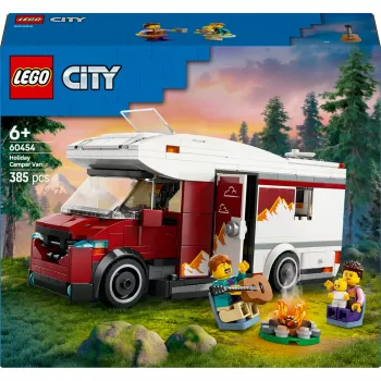Stavebnica LEGO City Abenteuer-Camper 60454, 385 dielov, výška 80 mm, pre deti od 6 rokov