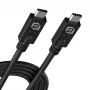 USB 40Gbps Type-C kábel Akasa AK-CBUB67-10BK, 1 m, vysokorýchlostný prenos dát
