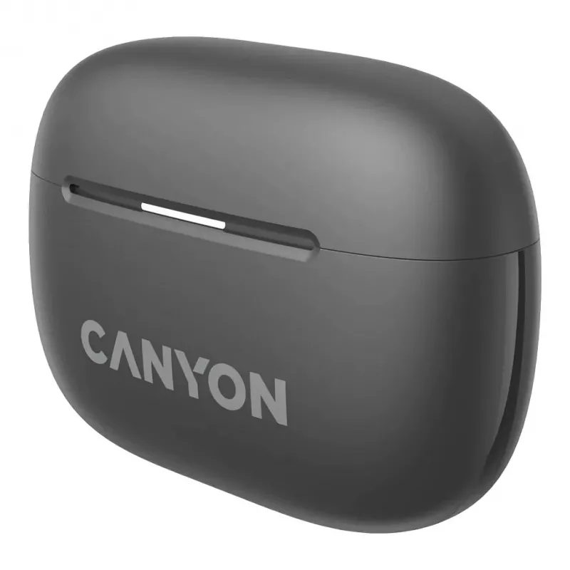 Bezdrôtové slúchadlá do uší Canyon OnGo TWS-10 ANC+ENC True Wireless, sivé (CNS-TWS10BK)