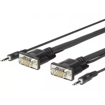 Vivolink PROVGAMCS4.6 videokábel adaptér 4,6 m VGA (D-Sub) + 3,5 mm čierny