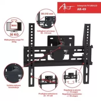 Držiak LCD AR-49 22-47'' 30KG