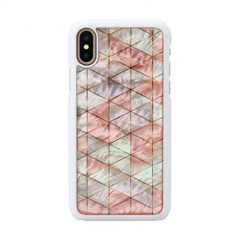Obal na smartphone iKins pre iPhone XS / XS Max diamantová biela ochranné puzdro