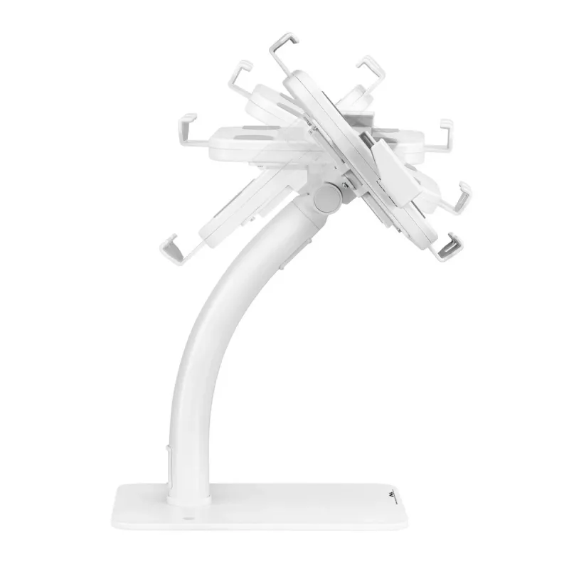 Stolný/nástenný držiak na tablet MACLEAN MC-468W, biely, pre 7,9–11 inch tablety, svorka a montážna sada, nastaviteľný sklon