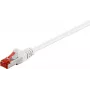 Wentronic Goobay patch kábel RJ45 S/FTP Cat6 1,00 m biely PIMF (80278)