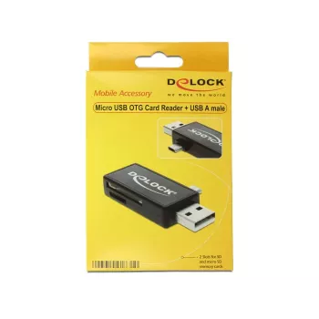 Čítačka kariet DeLOCK 91731 USB 2.0 čierna