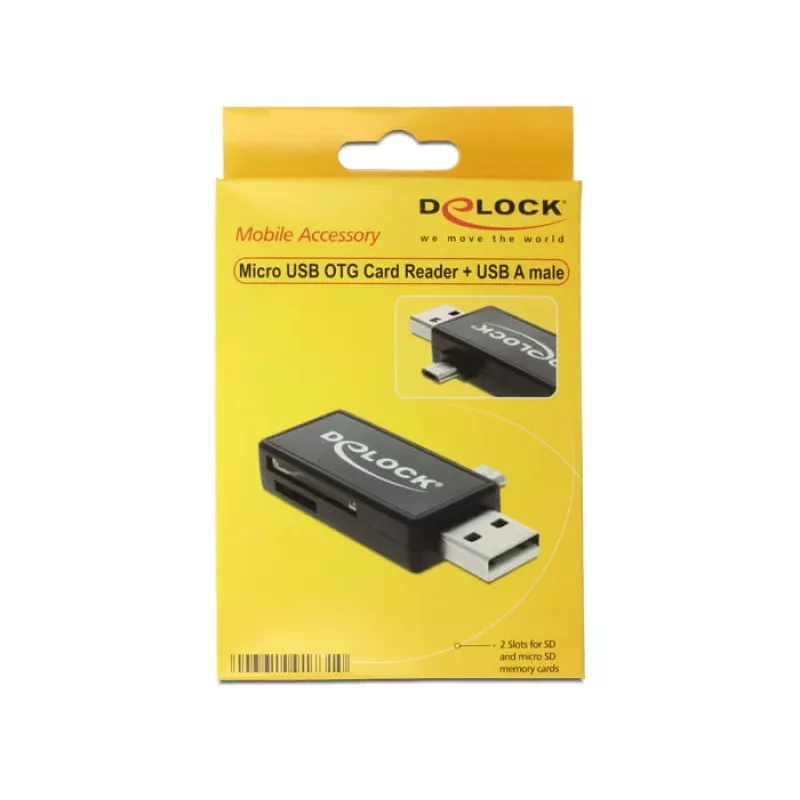 Čítačka kariet DeLOCK 91731 USB 2.0 čierna