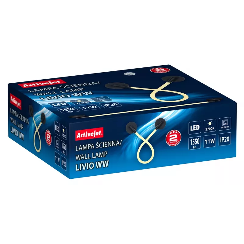 Activejet LED nástenné svietidlo AJE-LIVIO WW