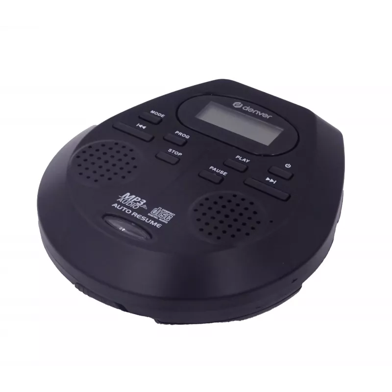 Prenosný CD prehrávač Denver DMP-395B čierny MP3 prehrávanie LCD displej