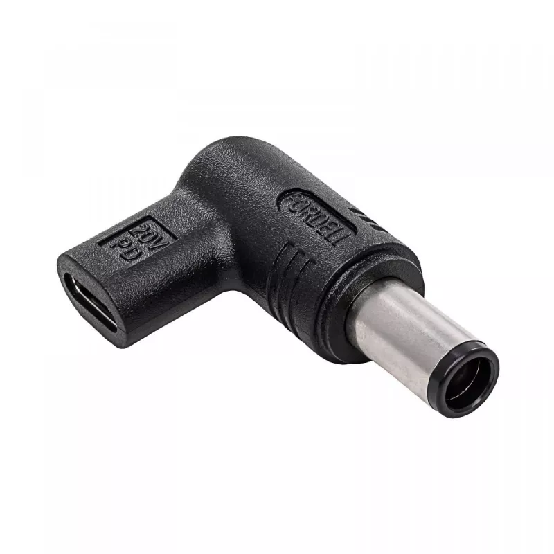 Akyga AK-ND-C08 nabíjací adaptér USB-C na DC 7,4 x 5,0 mm + pin pre notebooky, 18,5-20 V, 100 W, pre Dell