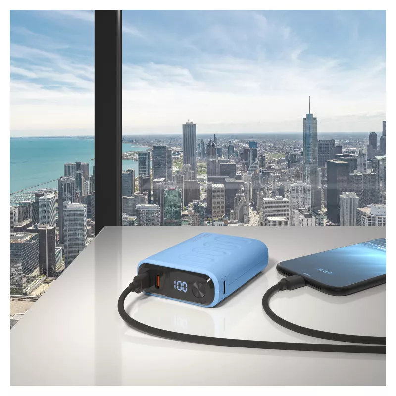 Prenosná powerbank RealPower PB-10000C PD+ 10000 mAh