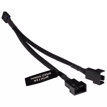 RGB rozbočovací kábel Alphacool 18676 čierny plast 150 mm