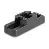 DeLOCK Keystone LSA sada RJ45 RJ11 Cat.6 čierna držiak so sponou